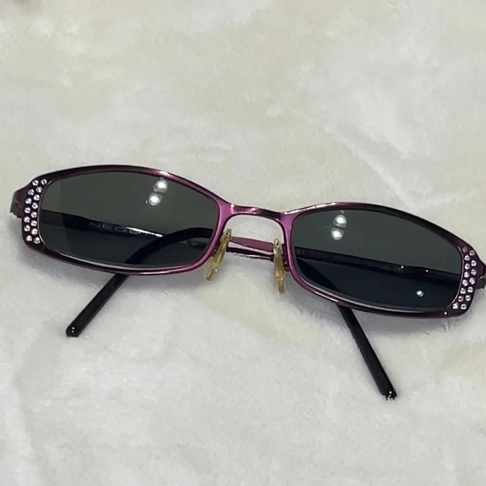 NEOSTYLE City Glasses Frame. Purple with Stone accents.